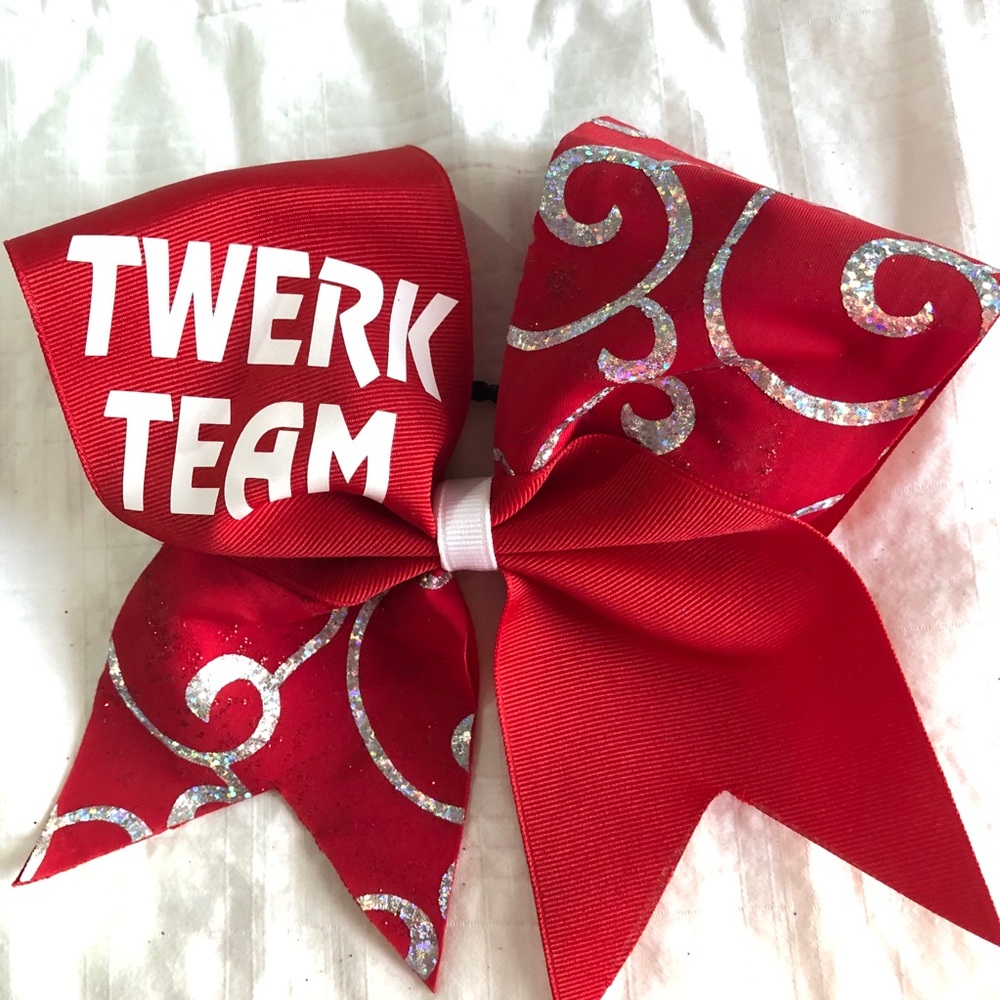 🎀 2/$10 Cheer Competition Bow Twerk Team Glitter